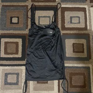 Fashion Nova Black Skirtall Size Medium